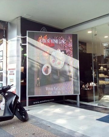 MÀN HÌNH LED P5 OUTDOOR - SHOWROOM GỐM SỨ MINH LONG - TP. ĐÀ NẴNG