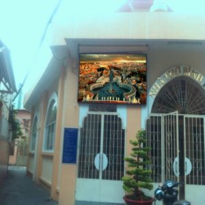 MÀN HÌNH LED P5 OUTDOOR - NHÀ THỜ BÌNH HÒA - QUẬN BÌNH THẠNH