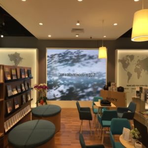 MÀN HÌNH LED P4 - SHOWROOM TOTO VIỆT NAM - TP.HCM