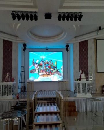 MÀN HÌNH LED P5 INDOOR - NHÀ HÀNG CHÍN HOÀNG 2 - TX AN KHÊ - GIA LAI