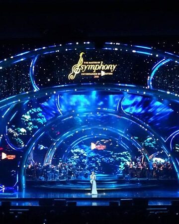 Màn hình LED sân khấu trong nhà chương trình THE MASTER OF SYMPHONY 2018