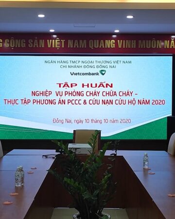 Dự án màn hình LED P3 Hồng Nhân lắp đặt tại Vietcombank - Đồng Nai