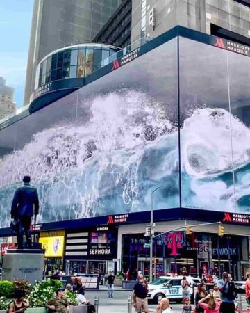 Hình ảnh tạo ra từ LED 3D vô cùng ấn tượng và sáng tạo.